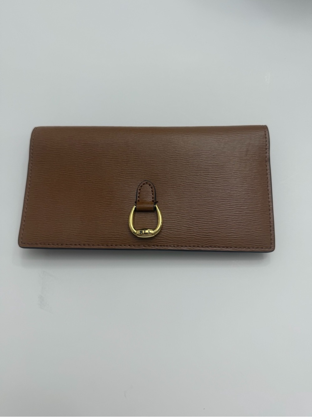 Lauren Ralph Lauren Brown Wallet Gold-Tone Hardware - Picture 7 of 7